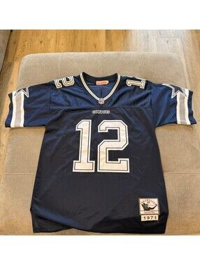 Mitchell & Ness Roger Staubach Cowboys 1971 Throwback Jersey